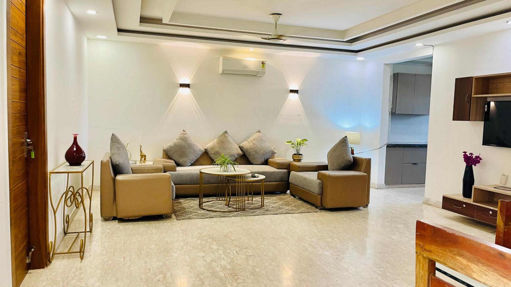 Bedchambers Serviced Apartments, Ardee City Gurgáon Exteriér fotografie