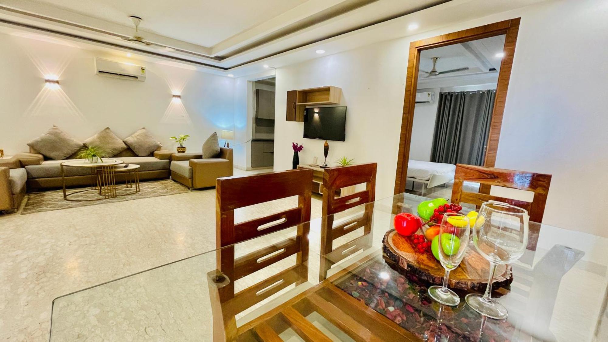 Bedchambers Serviced Apartments, Ardee City Gurgáon Exteriér fotografie
